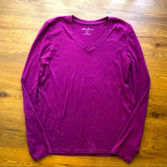 Eddie Bauer Tops - Eddie Bauer Long Sleeve V-Neck
